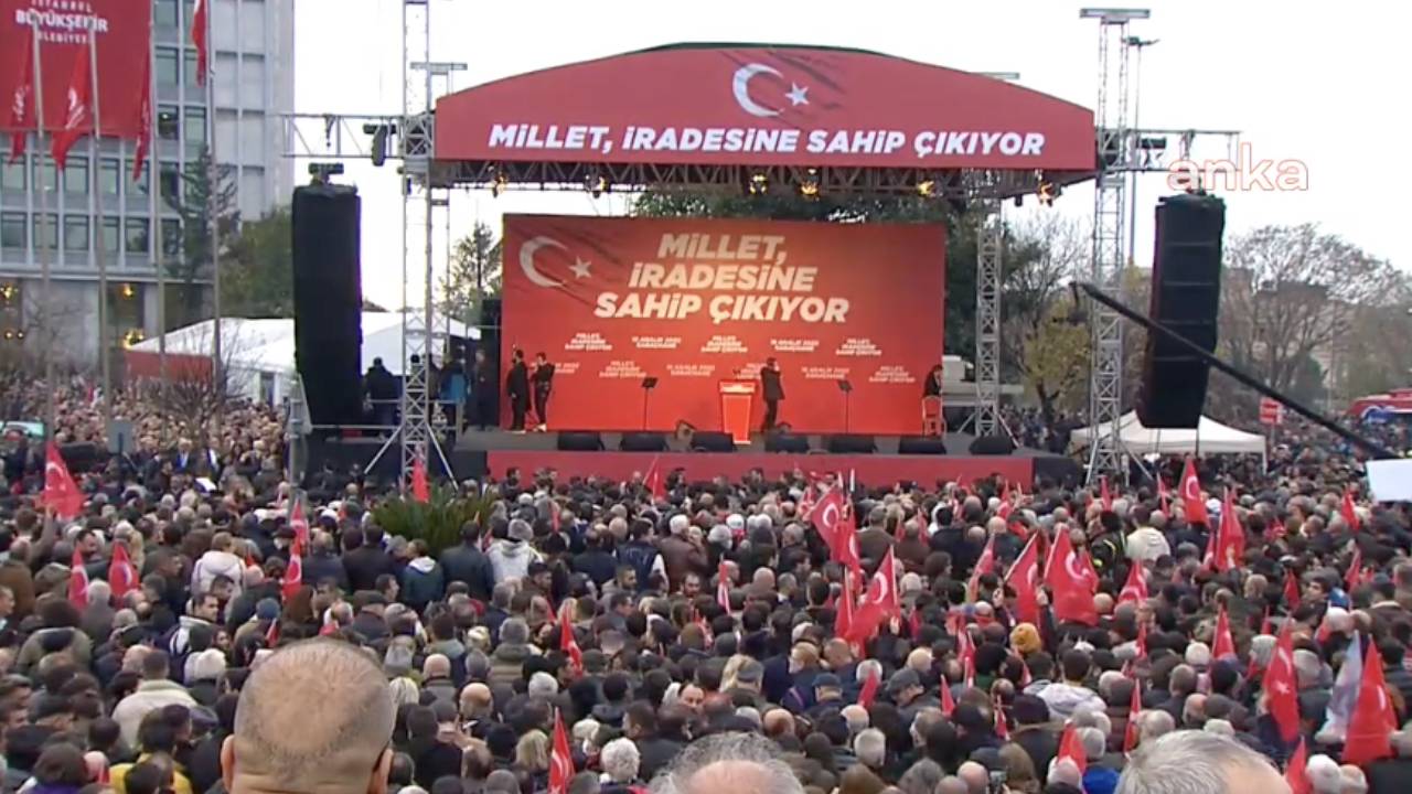 Saraçhane'de yeni miting: Altılı Masa buluştu